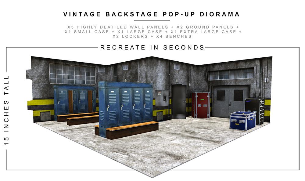 Vintage Backstage Pop-Up Diorama 1/12