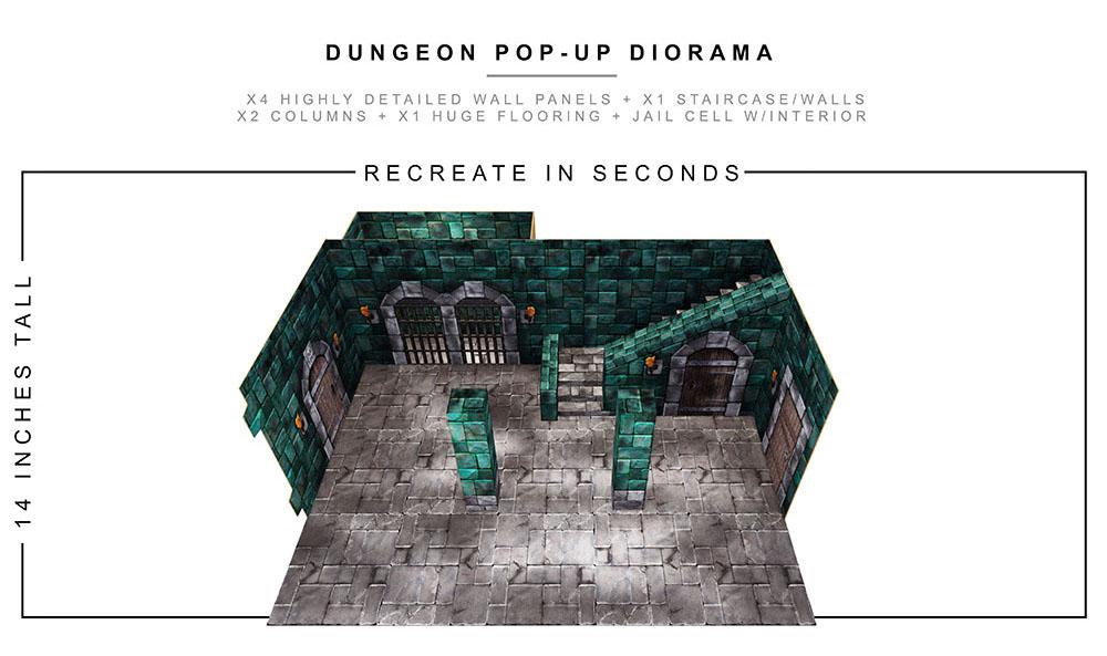 Dungeon Pop-Up Diorama 1/12