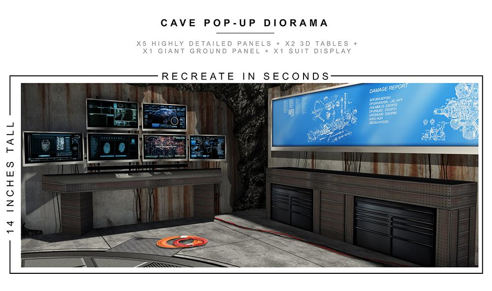 Cave Pop-Up Diorama 1:12 Scale