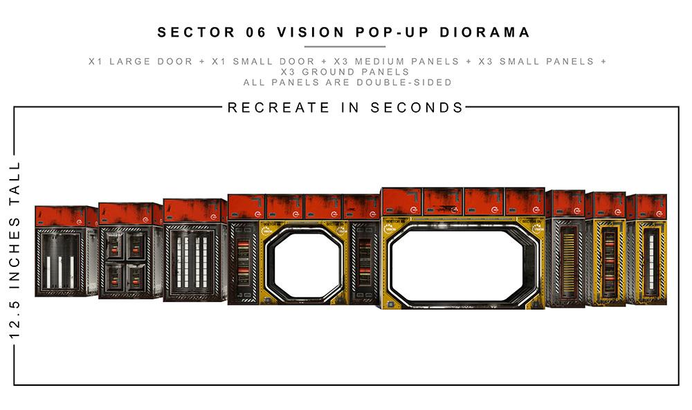 Sector 06 Vision Pop-Up Diorama 1/12