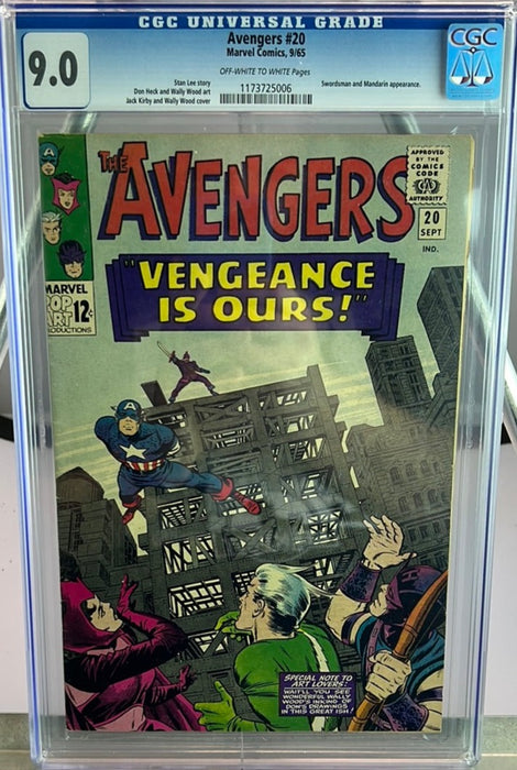 Avengers 20 (1965) CGC 9.0