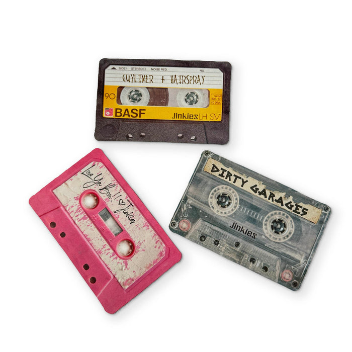 Jinkies-CASSETTE TAPES YOU CAN CLEAN YOUR GLASSES WITH