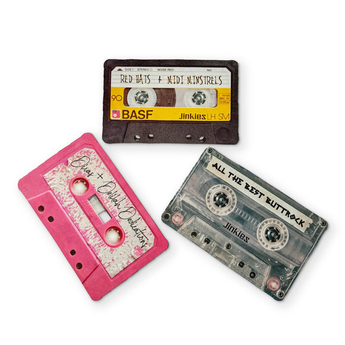 Jinkies-CASSETTE TAPES YOU CAN CLEAN YOUR GLASSES WITH
