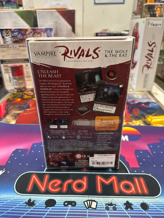 Vampire the Masquerade RIVALS  the Wolf & the Rat (Sealed)