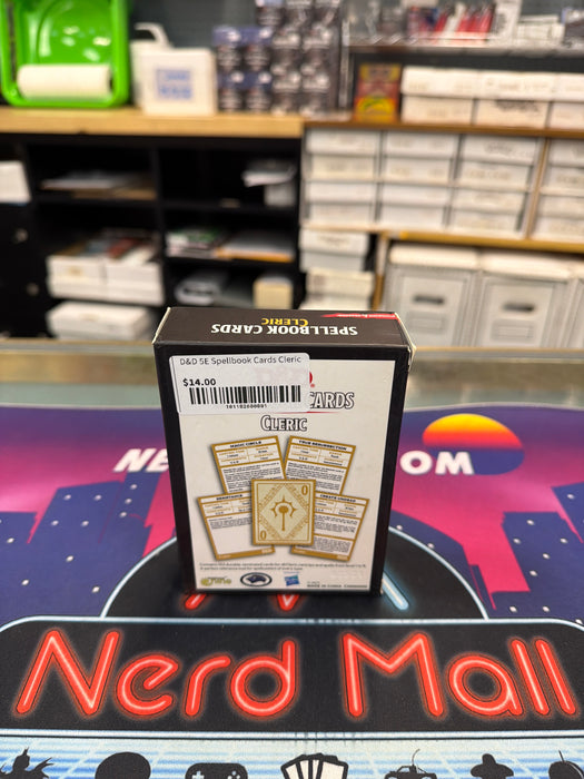 D&D 5E Spellbook Cards Cleric