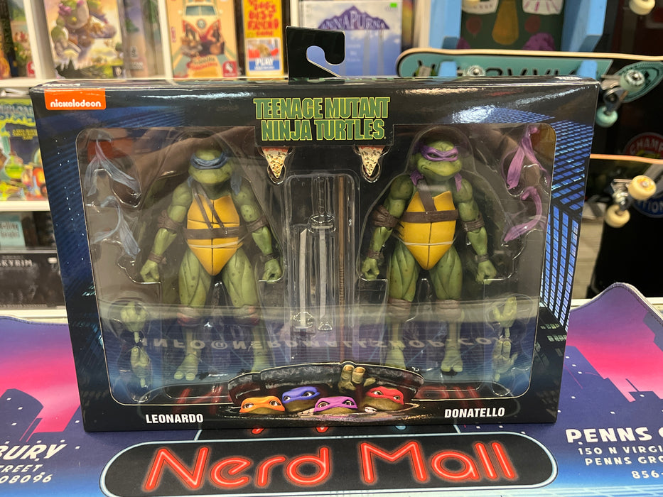 NECA Teenage Mutant Ninja Turtles Leonardo & Donatello 2-pack