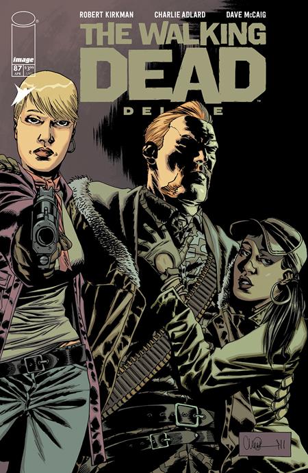 Walking Dead Deluxe #87 Cvr B Charlie Adlard & Dave Mccaig Var