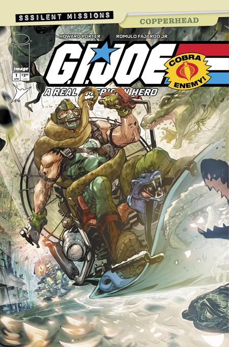 Gi Joe A Real American Hero Sssilent Missions Copperhead #1 (One Shot) Cvr A Howard Porter & Romulo Fajardo Jr