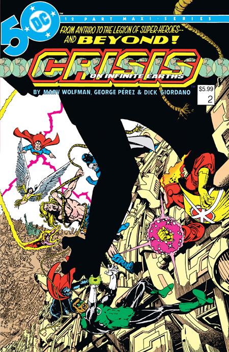 Crisis On Infinite Earths #2 (Of 12) Facsimile Edition Cvr B George Perez Foil Var