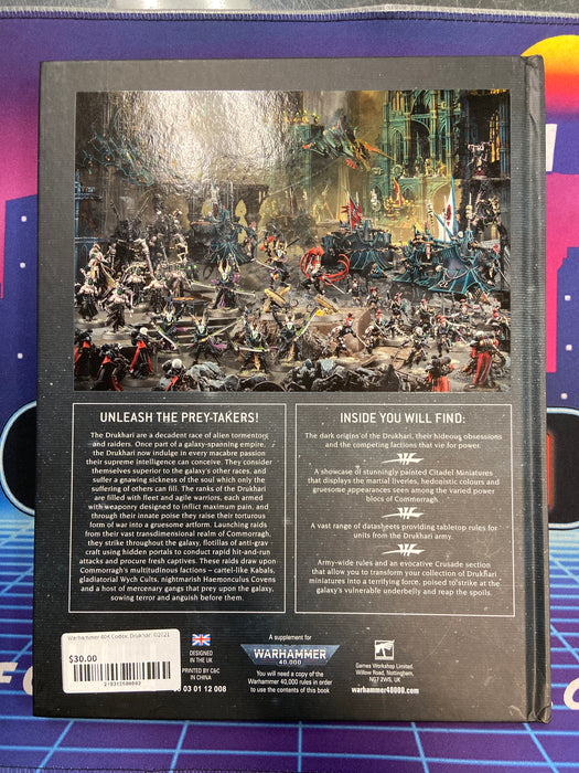 Warhammer 40K Codex: Drukhari ©2021