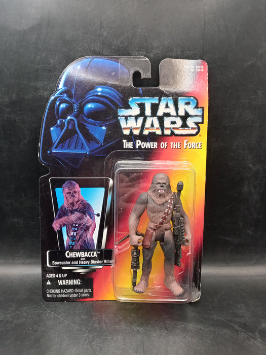 Star Wars Power of the Force - Chewbacca with Bowcaster and Heavy Blaster Rifle