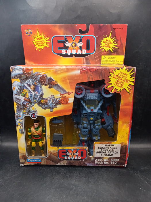 1995 Playmates EXO Squad J.T. Marsh with Aerial Attack E-Frame