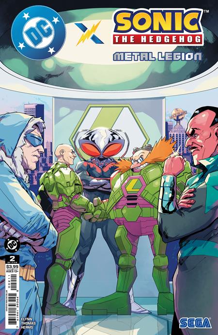 Dc X Sonic The Hedgehog The Metal Legion #2 (Of 5) Cvr A Pablo M Collar