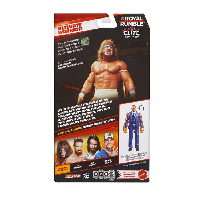 Ultimate Warrior Royal Rumble 1989 - WWE Elite Royal Rumble Series 2025 (Corey Graves BAF)