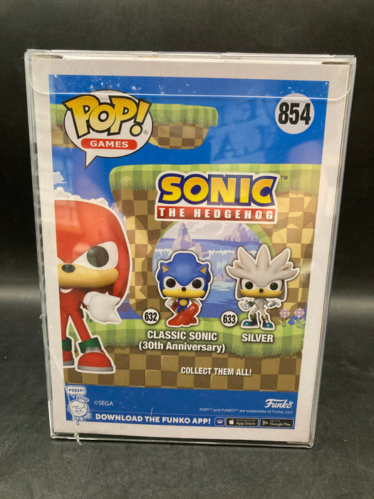 POP Games: Sonic the Hedgehog - Knuckles (Flocked) [2022 Target Con Exc.l]