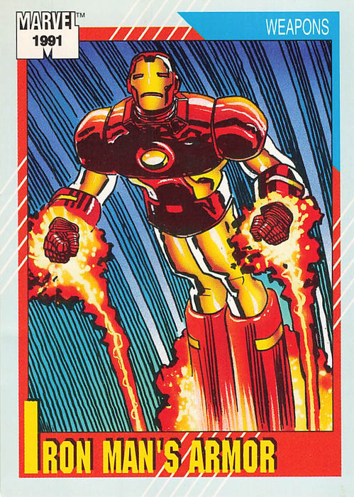 1991 Impel Marvel Universe II #133 Iron Man's Armor