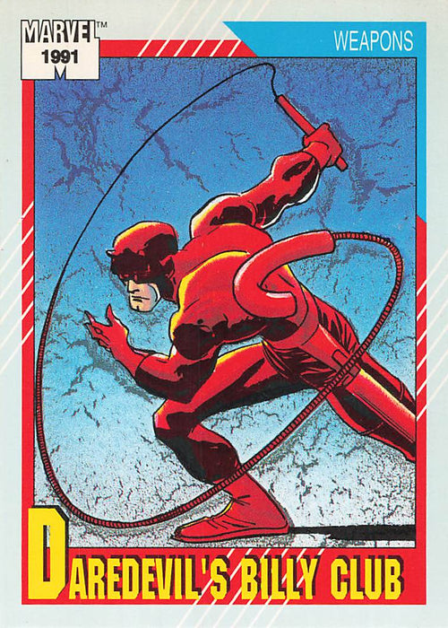 1991 Impel Marvel Universe II #129 Daredevil's Billy Club
