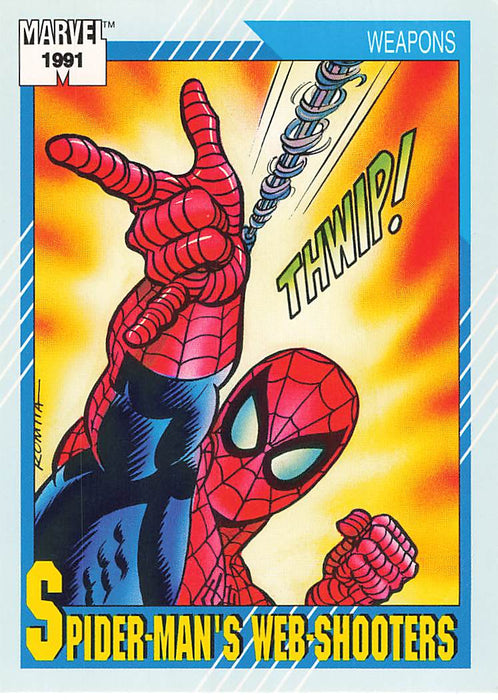 1991 Impel Marvel Universe II #131 Spider-Man's Web-Shooters