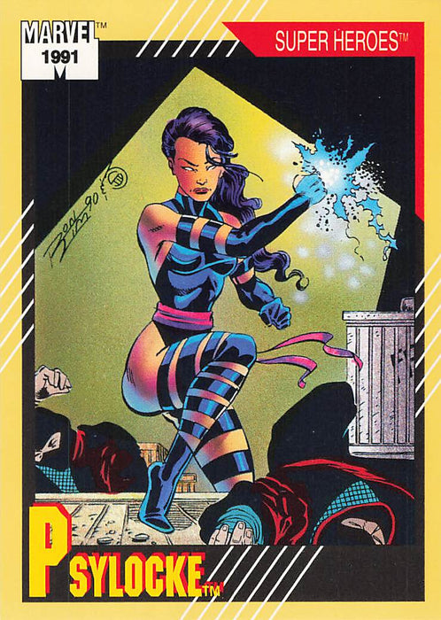 1991 Impel Marvel Universe II #18 Psylocke