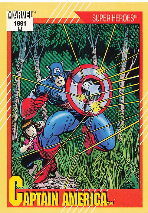 1991 Impel Marvel Universe II #54 Captain America