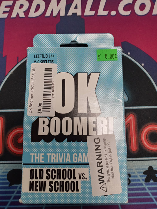 Ok Boomer! (not in English)