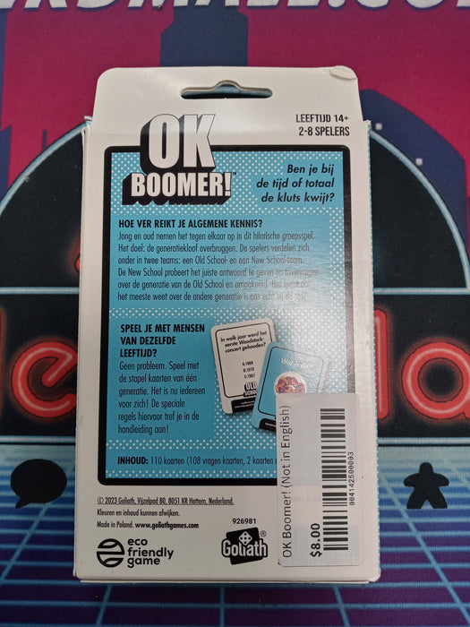 Ok Boomer! (not in English)