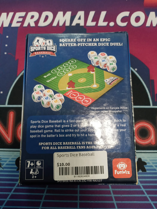 Sports Dice Baseball