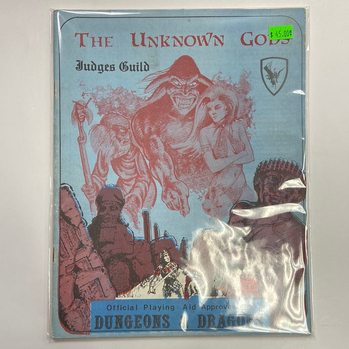 Dungeons & Dragons Unknown Gods Judges Guild Official Playing Aid