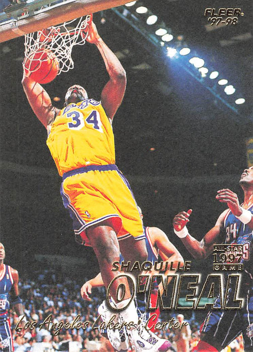 1997-98 Fleer #100 Shaquille O'Neal