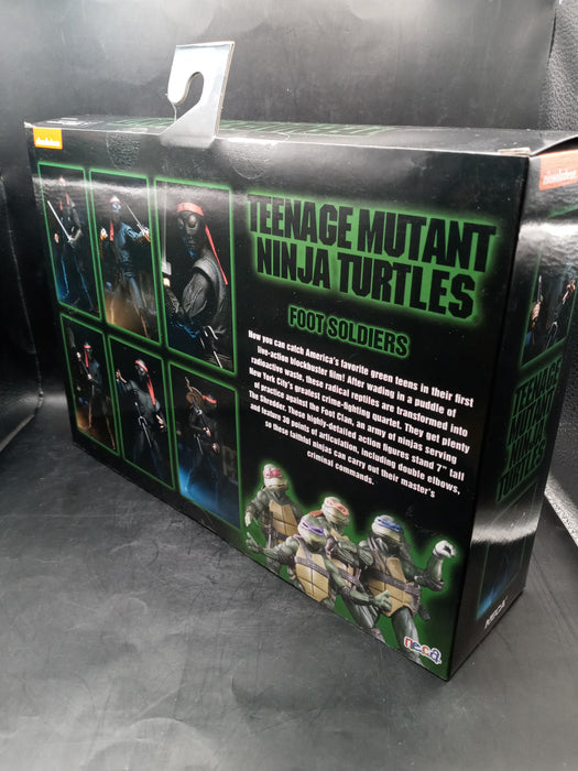 NECA TMNT Foot Soldier 2 Pack w/ Weapon Rack