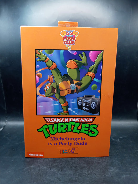 NECA TMNT Pizza Club Michelangelo Is a Party Dude