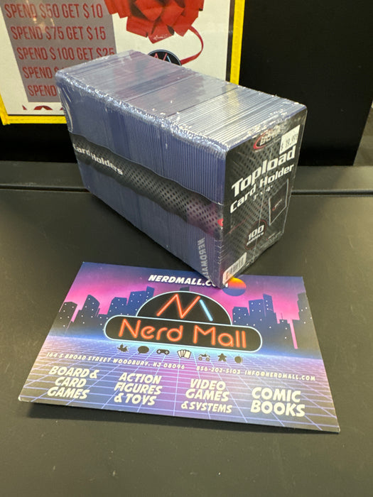 BCW 3x4 Topload Card Holder - Standard (100 CT. Pack)