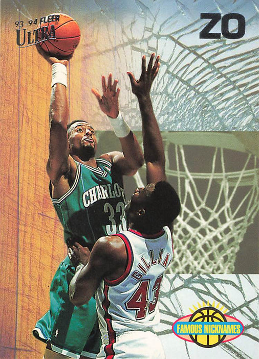 1993-94 Ultra Famous Nicknames #11 Alonzo Mourning