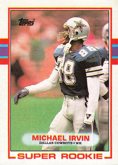 1989 Topps #383 Michael Irvin RC