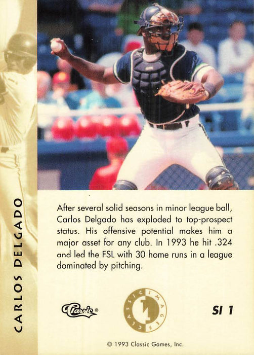 1993-94 Images Four Sport Sudden Impact #SI1 Carlos Delgado