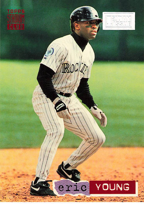 1994 Stadium Club First Day Issue #72 Eric Young