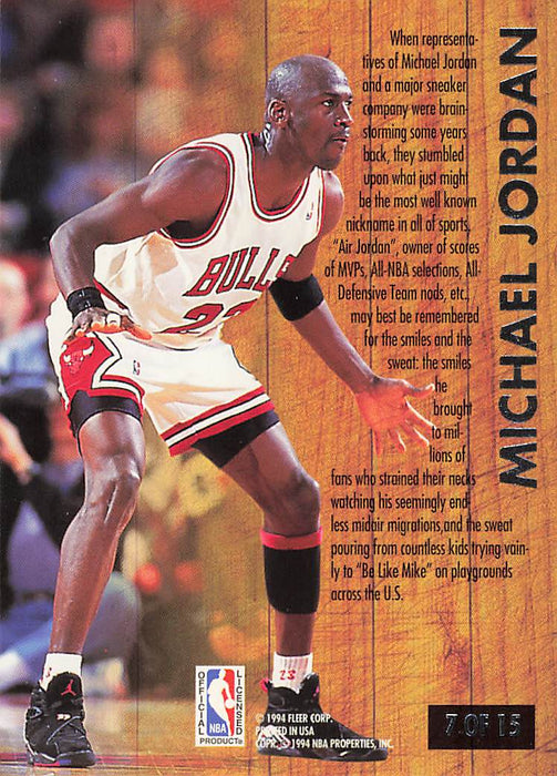 1993-94 Ultra Famous Nicknames #7 Michael Jordan
