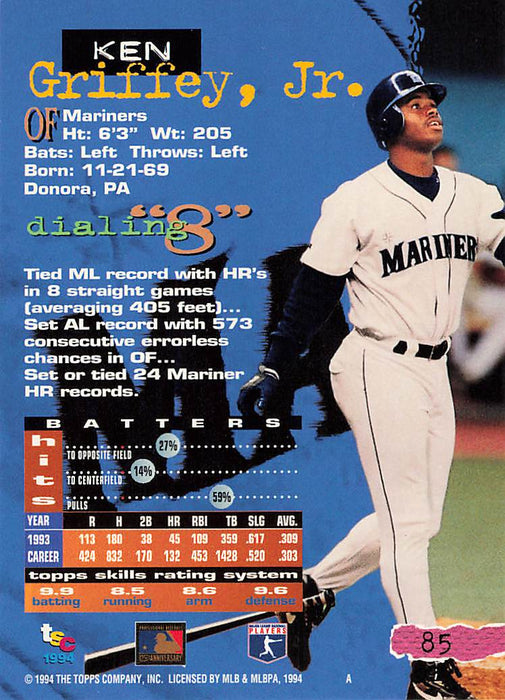 1994 Stadium Club #85 Ken Griffey Jr.