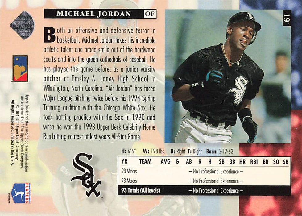 1994 Upper Deck Electric Diamond #19 Michael Jordan