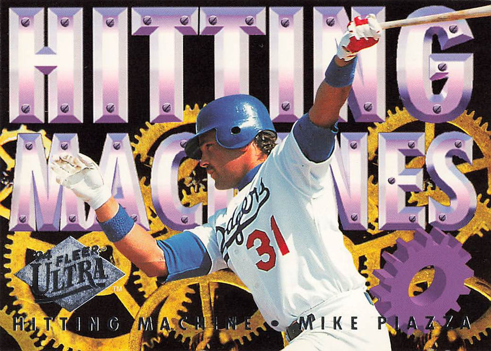 1994 Ultra Hitting Machines #9 Mike Piazza