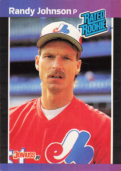 1989 Donruss #42 R.Johnson RC RR UER/Card says born in 1964/he was born in 1963
