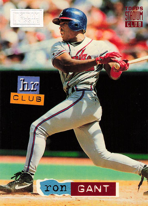 1994 Stadium Club First Day Issue #260 Ron Gant HR