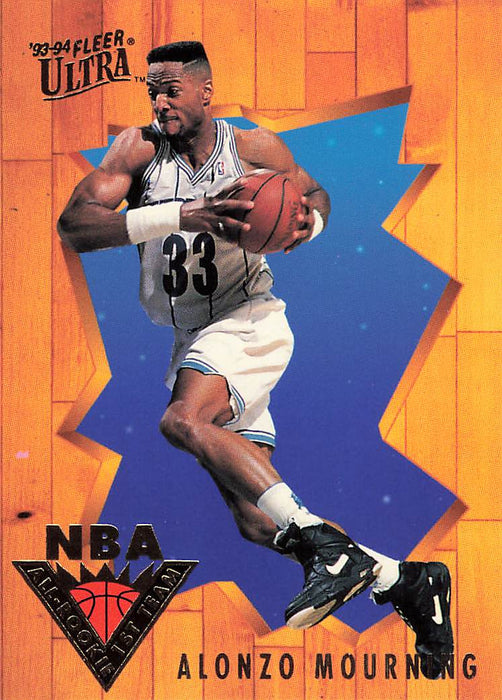 1993-94 Ultra All-Rookie Team #4 Alonzo Mourning