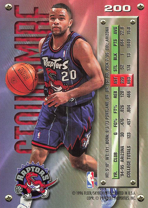 1995-96 Metal #200 Damon Stoudamire