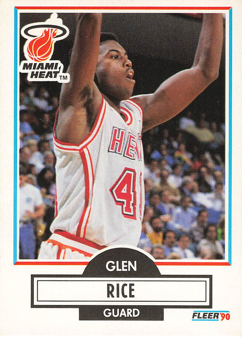 1990-91 Fleer #101 Glen Rice RC