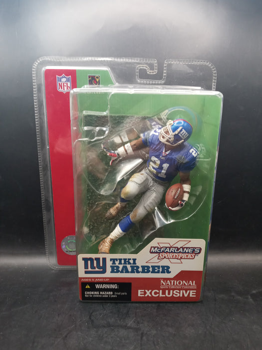 McFarlane NFL Sports Picks 2003 National Tiki Barber Action Figure