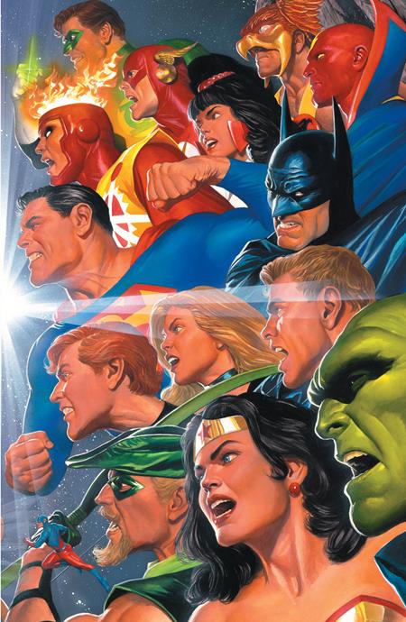 Avengers Jla #4 Facsimile Edition Cvr B Alex Ross Dc Marvel Connecting Var