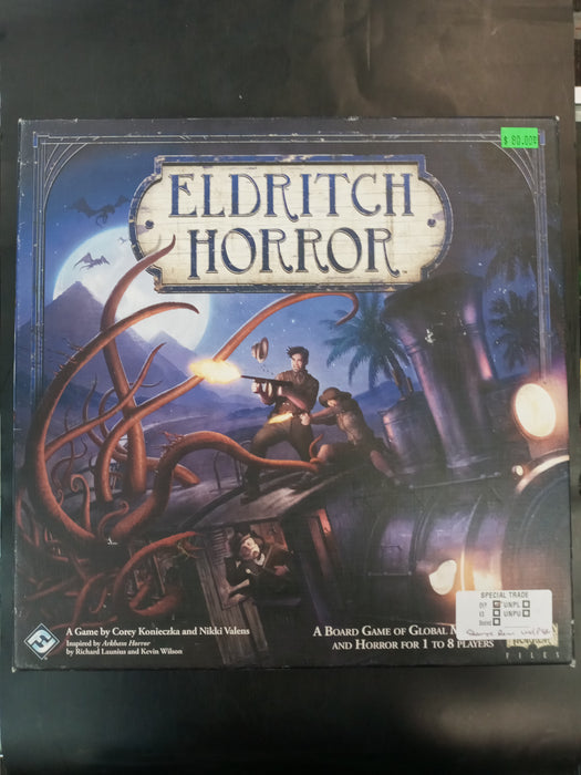 Eldritch Horror with 4 expansions