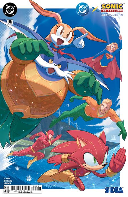 Dc X Sonic The Hedgehog Metal Legion #5 (Of 5) Cvr B Min Ho Kim Card Stock Var