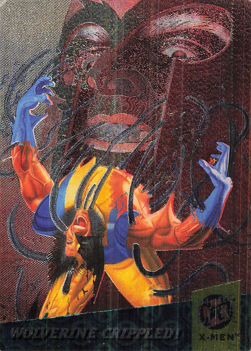 1994 Fleer Ultra X-Men Fatal Attractions #4 Wolverine Crippled!